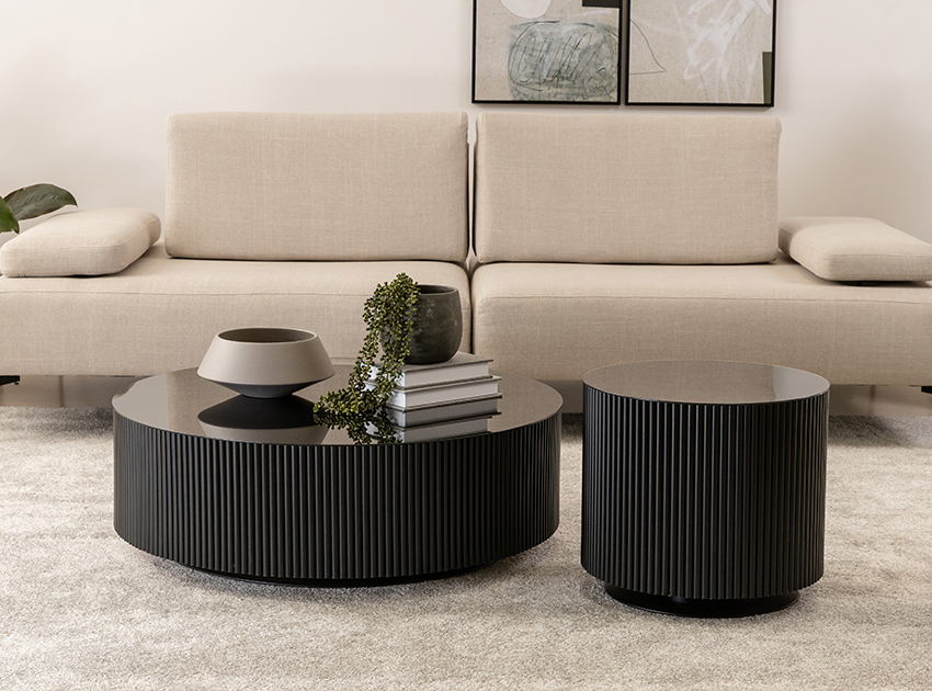 mesa de centro alta e baixa line