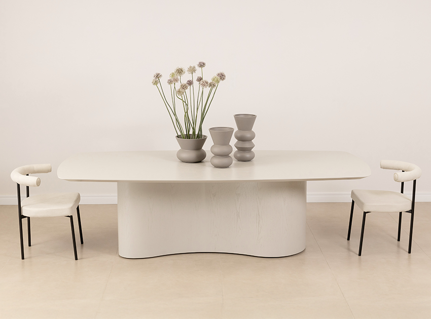 mesa de jantar olga em branco